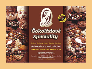 Chocolates Kamila - leták