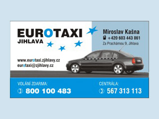 Eurotaxi - vizitka